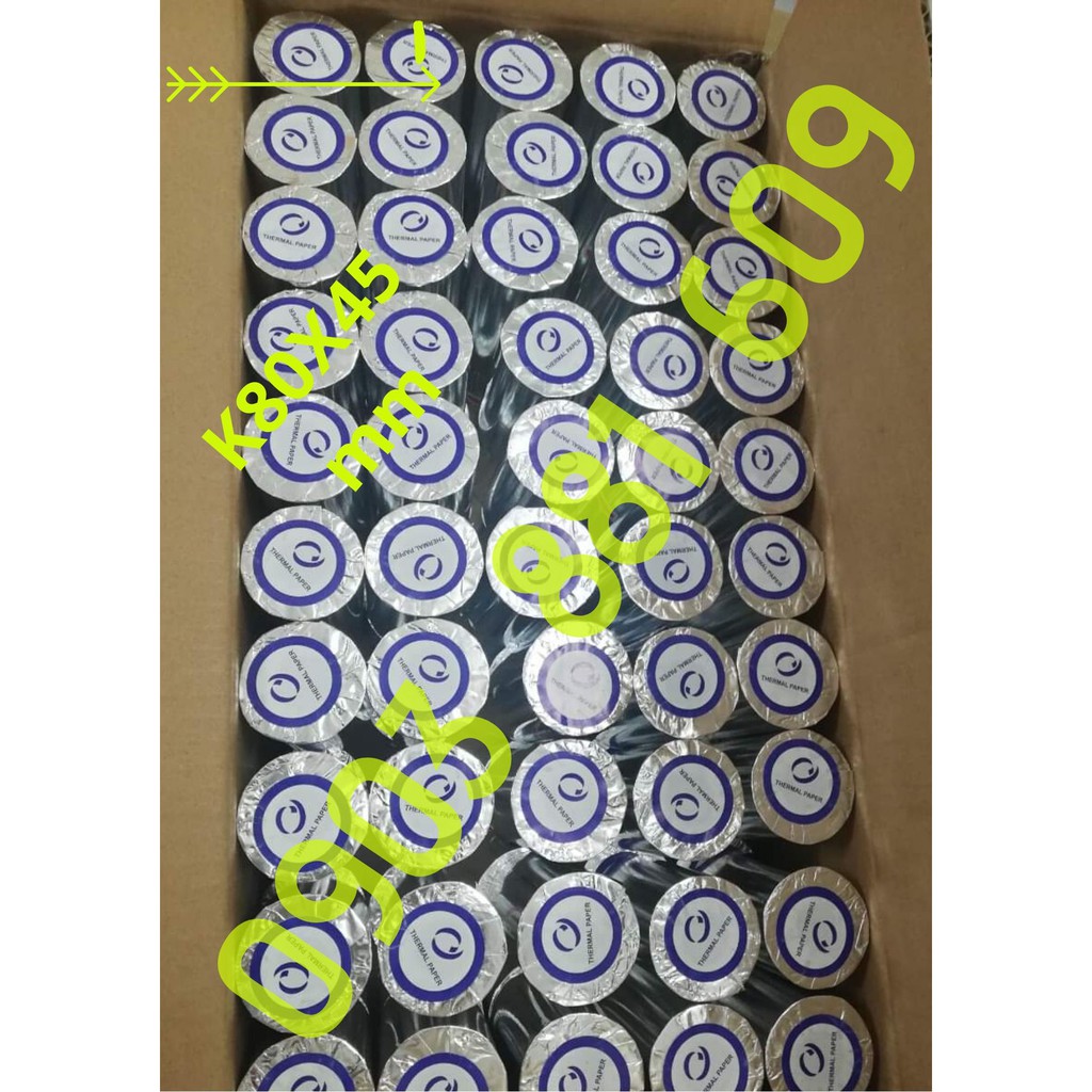 GIẤY IN BILL K80X45 [THÙNG 20 CUỘN]