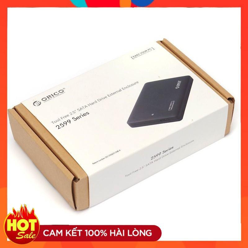 Hộp đựng ổ cứng box hdd/ssd orico 2599us3 2.5 inch cho laptop