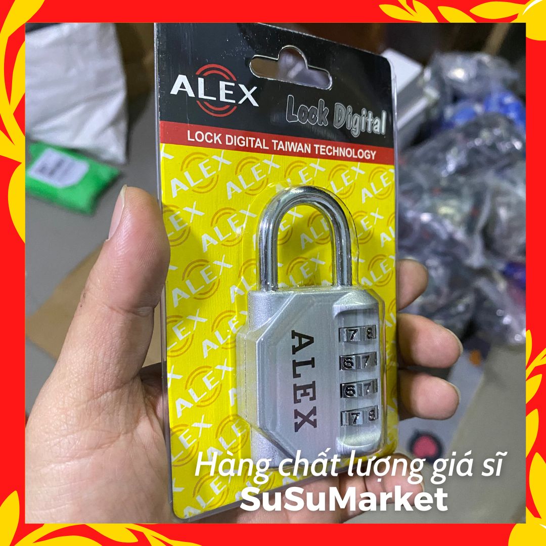 Khoá Số Cao Cấp Alex 4P [Hàng Chính Hãng Đài Loan]