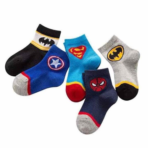 Combo 10 đôi tất siêu nhân nhện cho bé từ 1 đến 12 tuổi