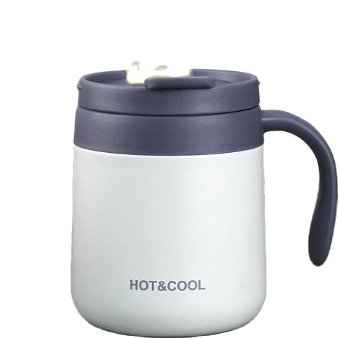 (Free stainless steel spoon) good grade 350 ml 500ml hot & cold drink cup-tea cup-thermos bottle-stainless steel insulation Cup