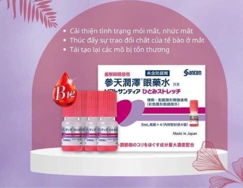 [NỘI ĐỊA NHẬT] - NƯỚC NHỎ MẮT NHÂN TẠO SANTEN SOFT SANTEAR