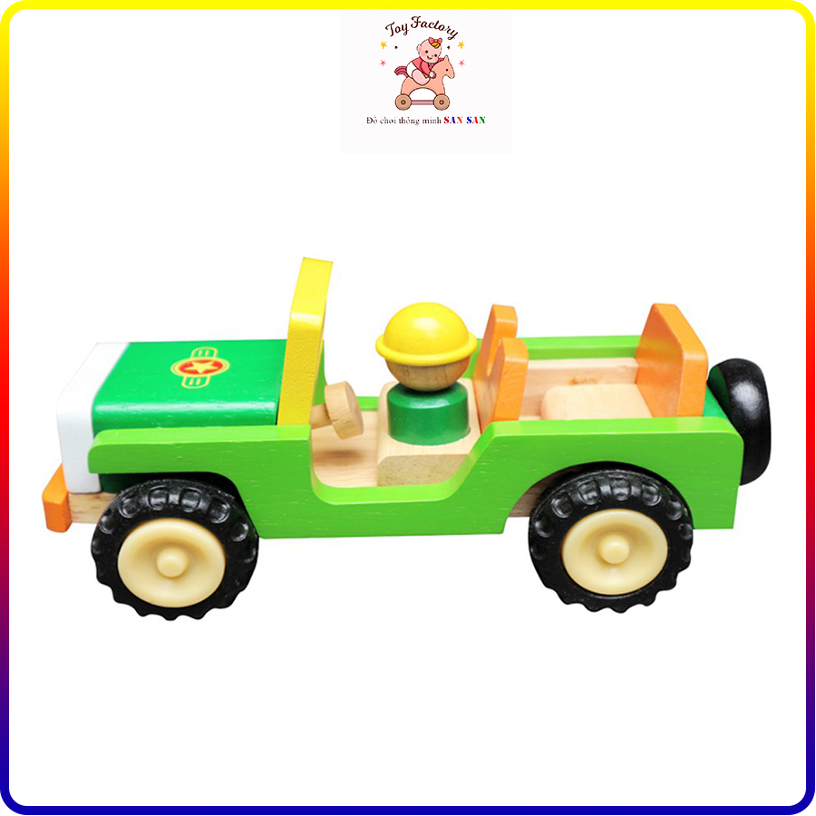 [Hoàn Tiền 10%]Xe jeep - Đồ chơi gỗ Winwintoys