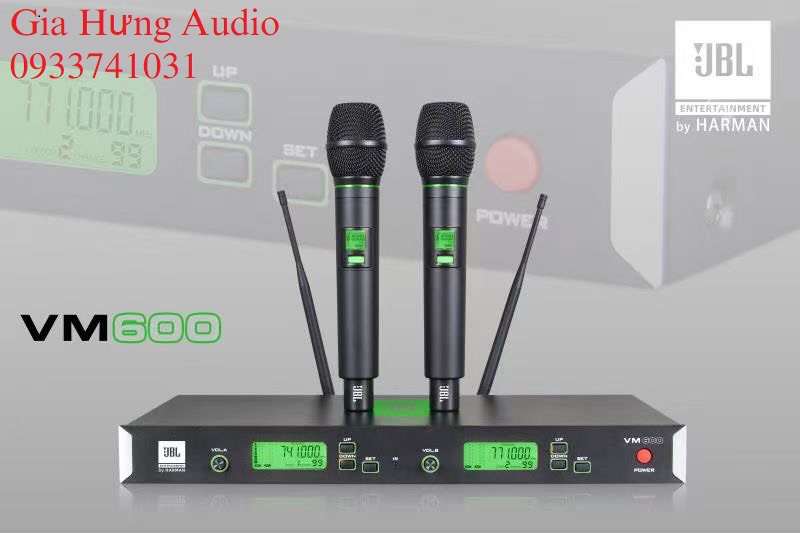[HCM]Micro không dây cao cấp Micro JBL V600 tiếng nhẹ mẫu mới 2021
