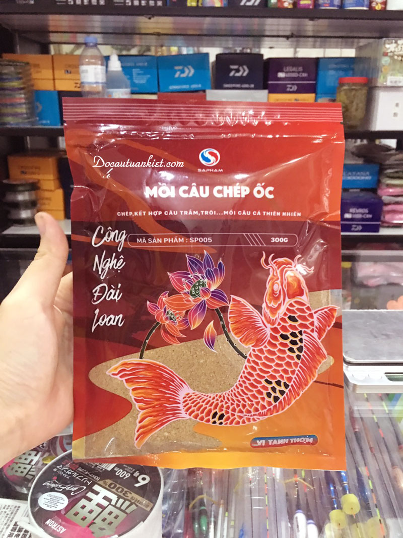 Mồi câu cá chép ốc | Thính dụ cá chép Sapham - Sa Phạm Fishing