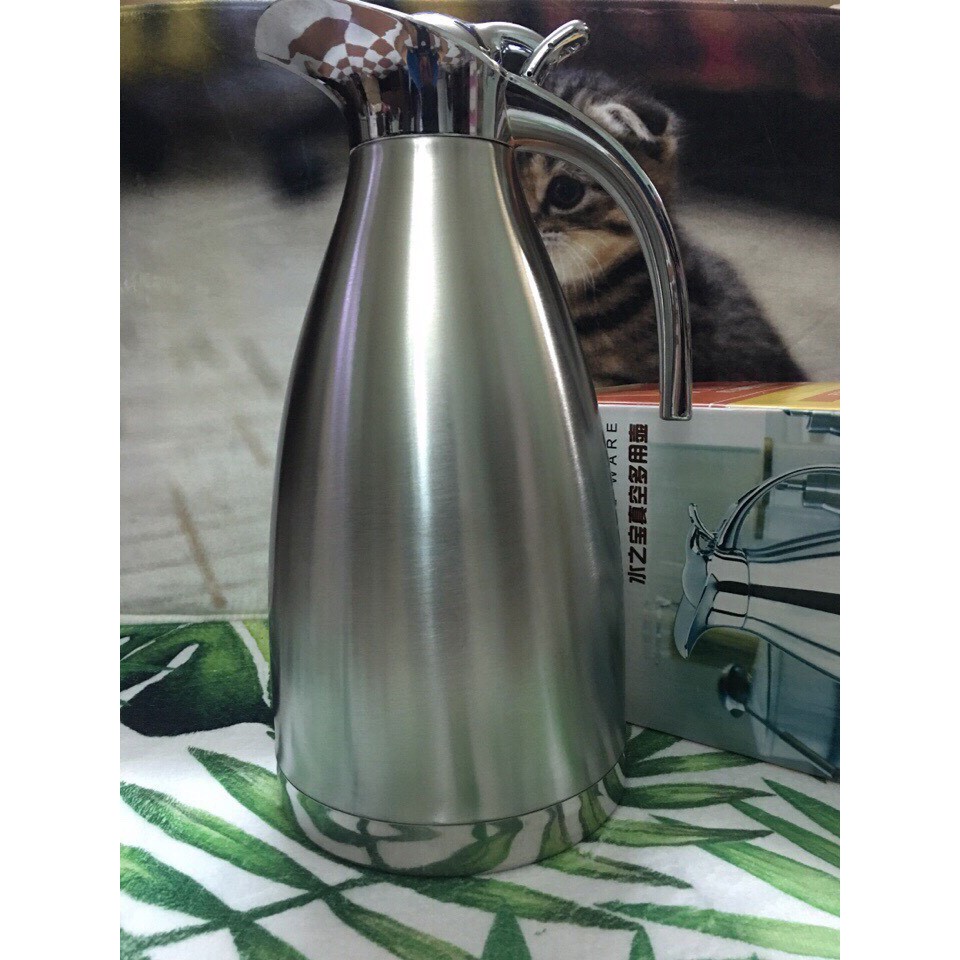 [HCM]BÌNH ĐỰNG NƯỚC INOX 2L thái lan