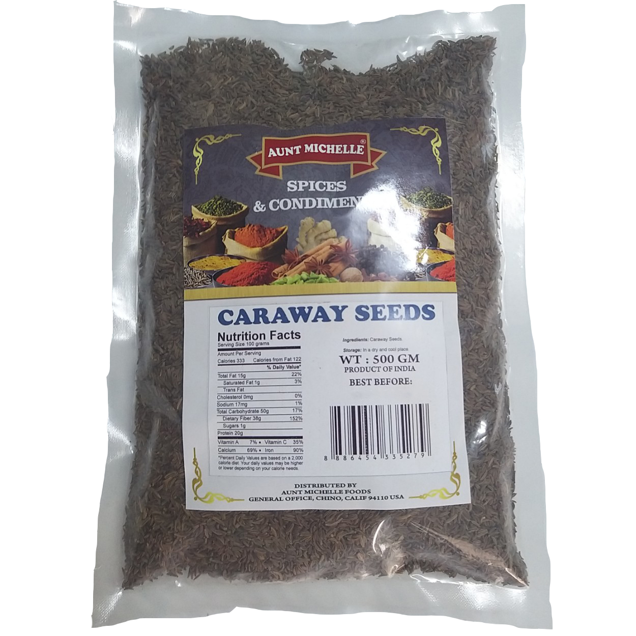 Hạt Thì Là Ba Tư Caraway Seed - Hàng nhập Ấn Độ 500g