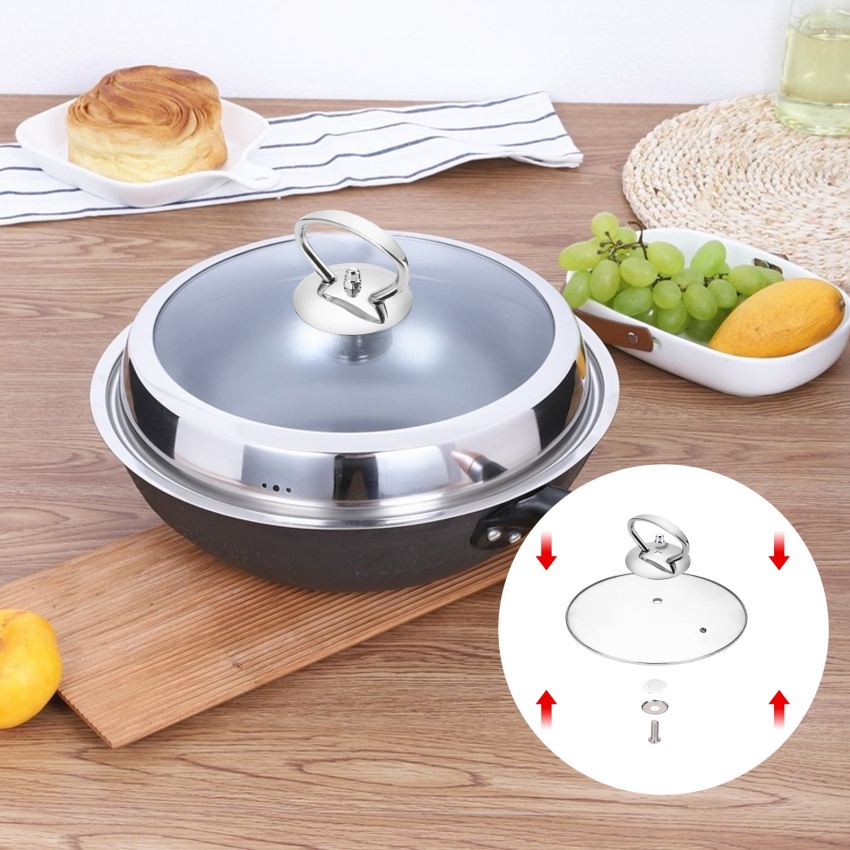 NÚM VUNG NỒI XOONG INOX CAO CẤP (NÚM THAY THẾ)