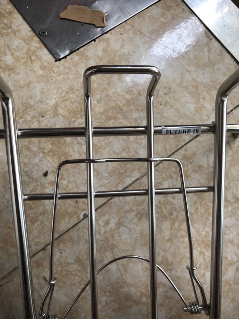 Baga giữa INOX 10ly xe Wave RS, Wave S100