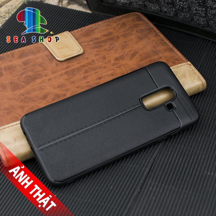 Ốp lưng Samsung Galaxy J8 vân da loại A