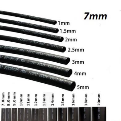 Ống co nhiệt Kích thước từ 1-9mm