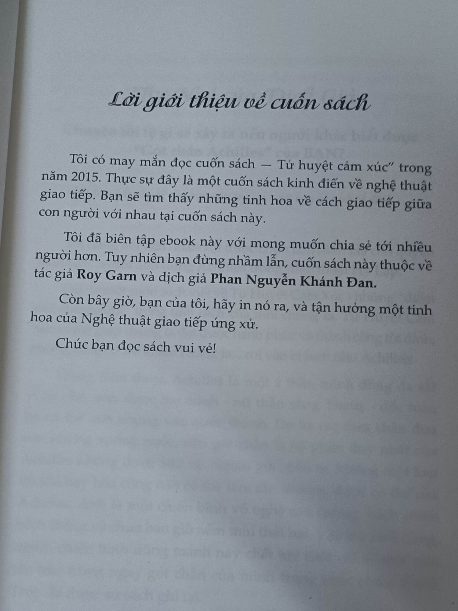 Tử huyệt cảm xúc – Sắp hết
