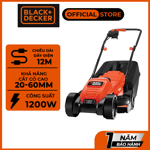 Máy cắt cỏ xe đẩy 1200W Black+Decker BEMW451BH (NEW 2017)
