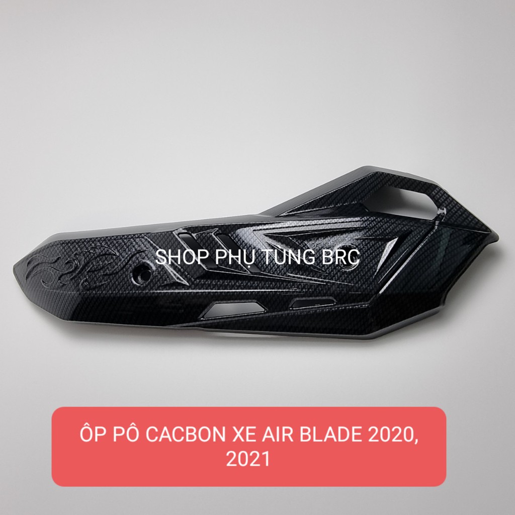 Ốp pô phủ cacbon xe AIR BLADE 2020, 2021
