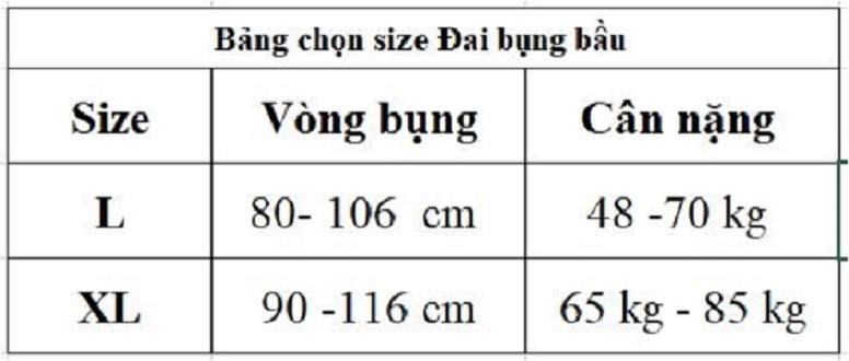 Đai nâng đỡ bụng cho bà bầu