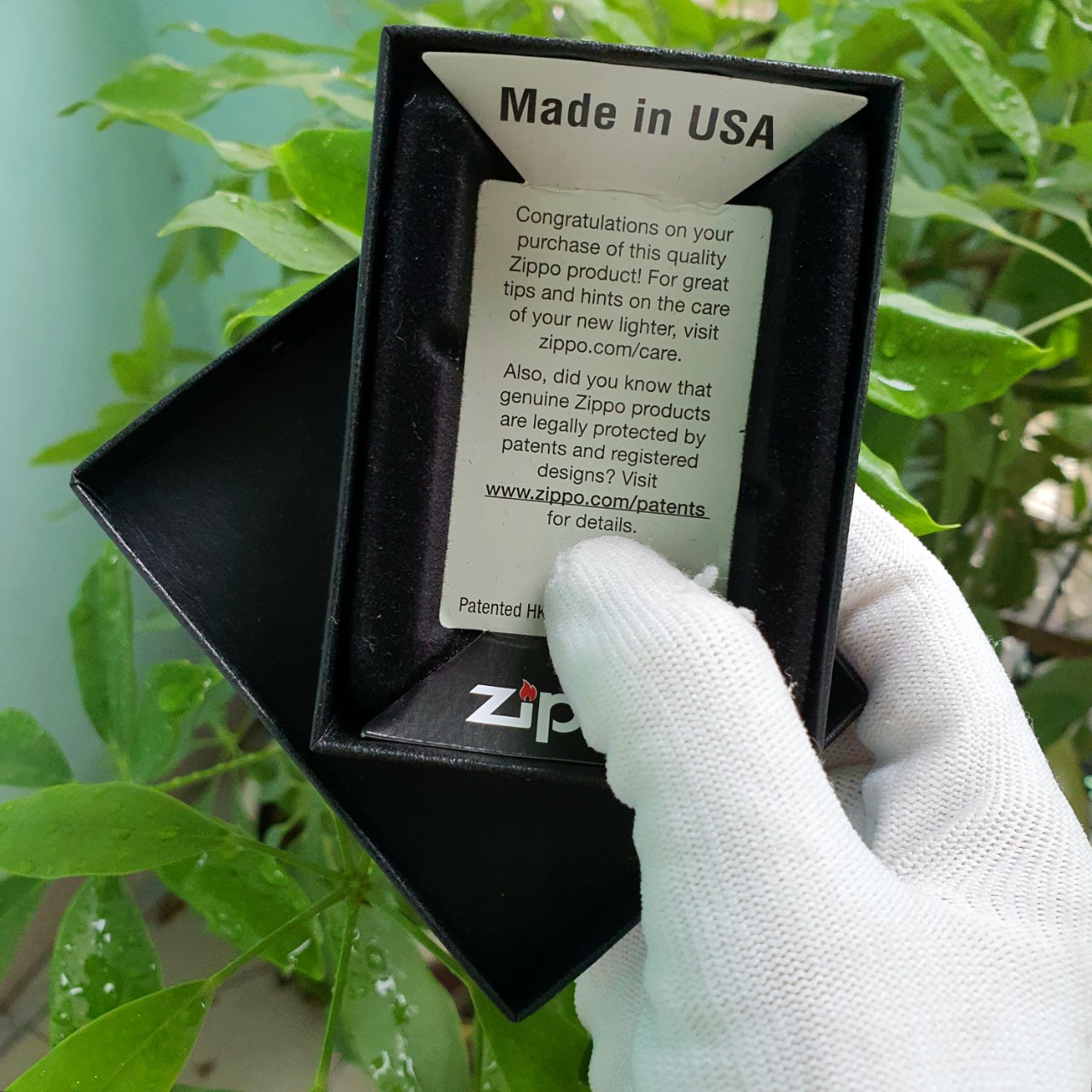 Hộp Đựng Bật Lửa Zippo Trang trí