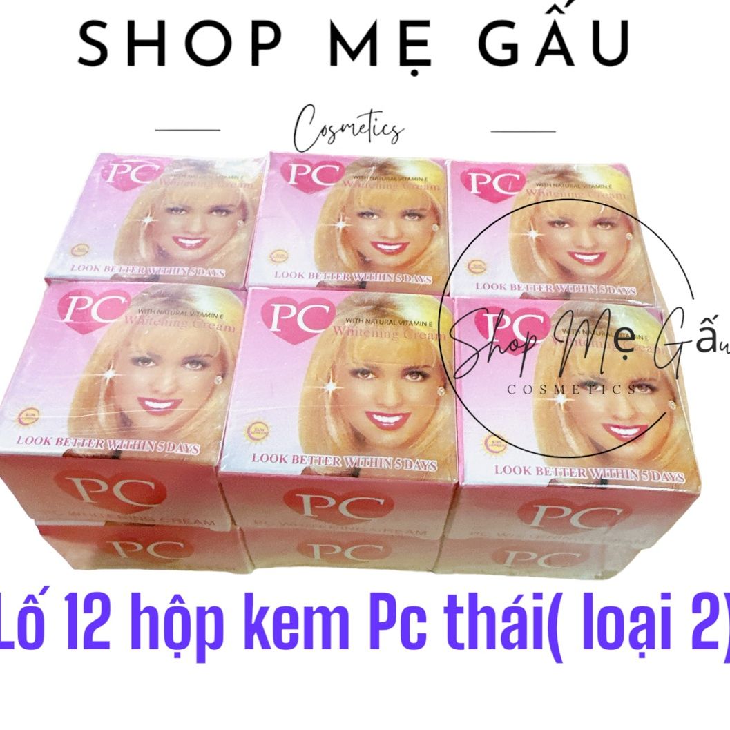 Sỉ lố 12 hộp kem trắng da mặt p.c thái lan