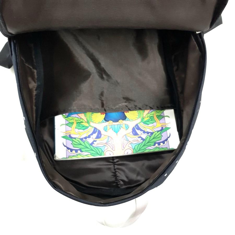 [HCM]Balo nữ thời trang hoa văn Sup(Size trung 27x38)