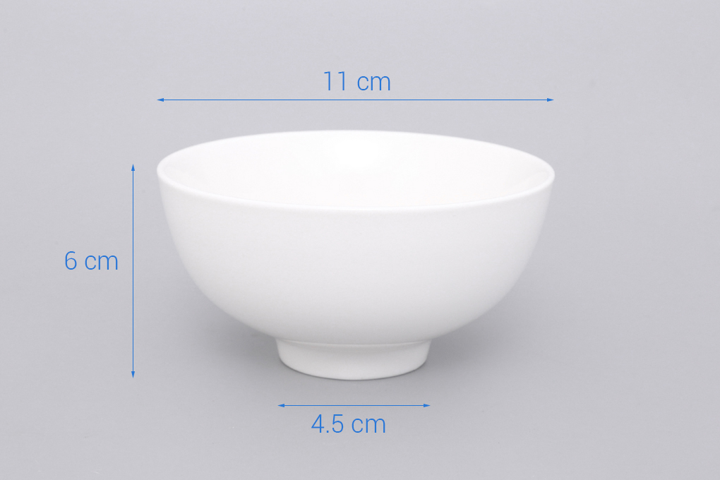 [HCM]Chén cơm sứ 11 cm Minh ChâML004