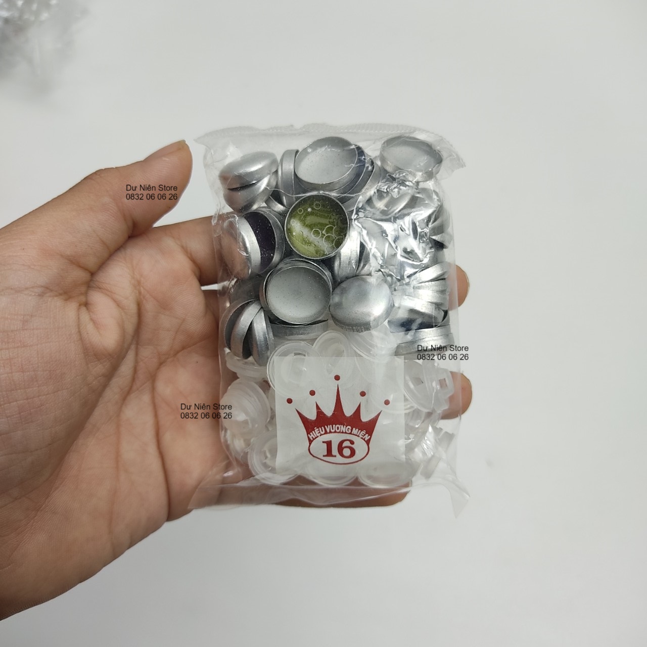 Nút Bọc Vải Đủ Size Chân Nhựa Gói 50 Nút.