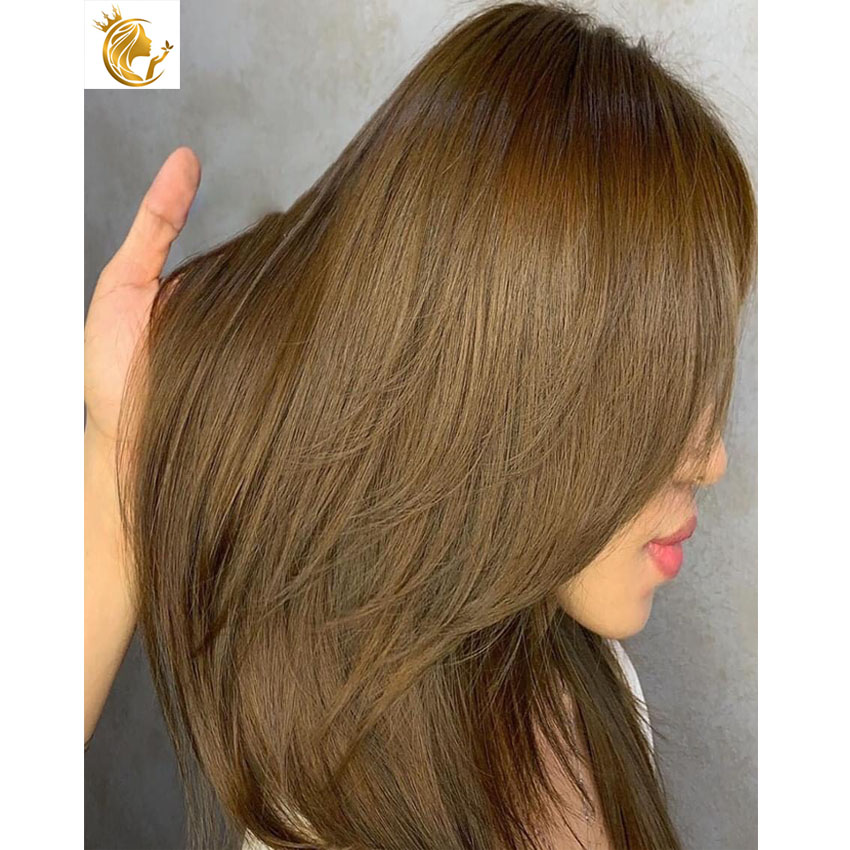 Honey-Colored Hair Dye with Oxygen