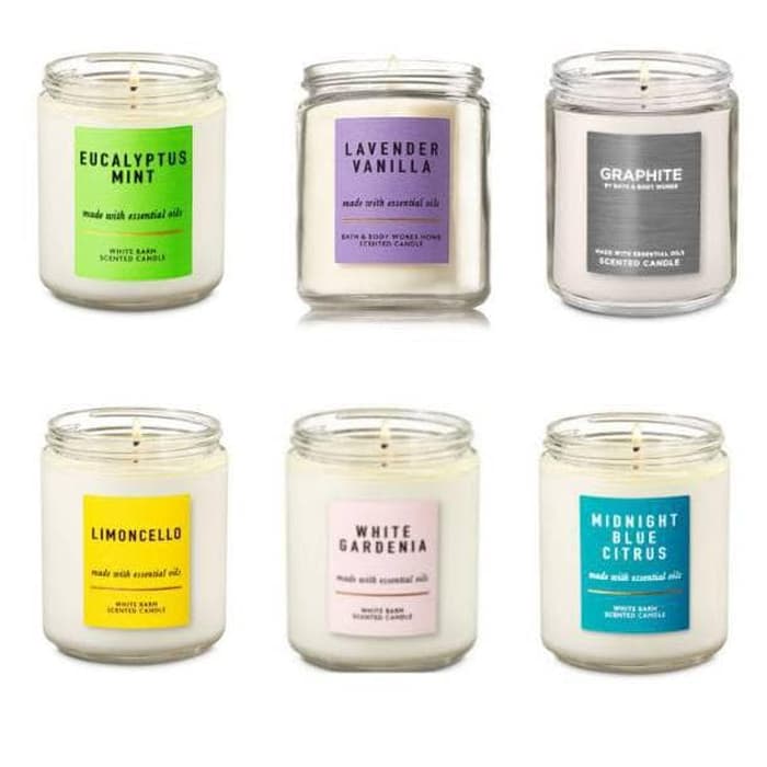 [HCM][Đủ Mùi- Link 1/3] Nến Thơm 1 Bấc Bath And Body Works (198g)