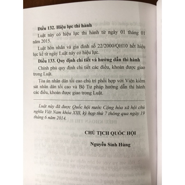 Luật Hôn Nhân Và Gia Đình