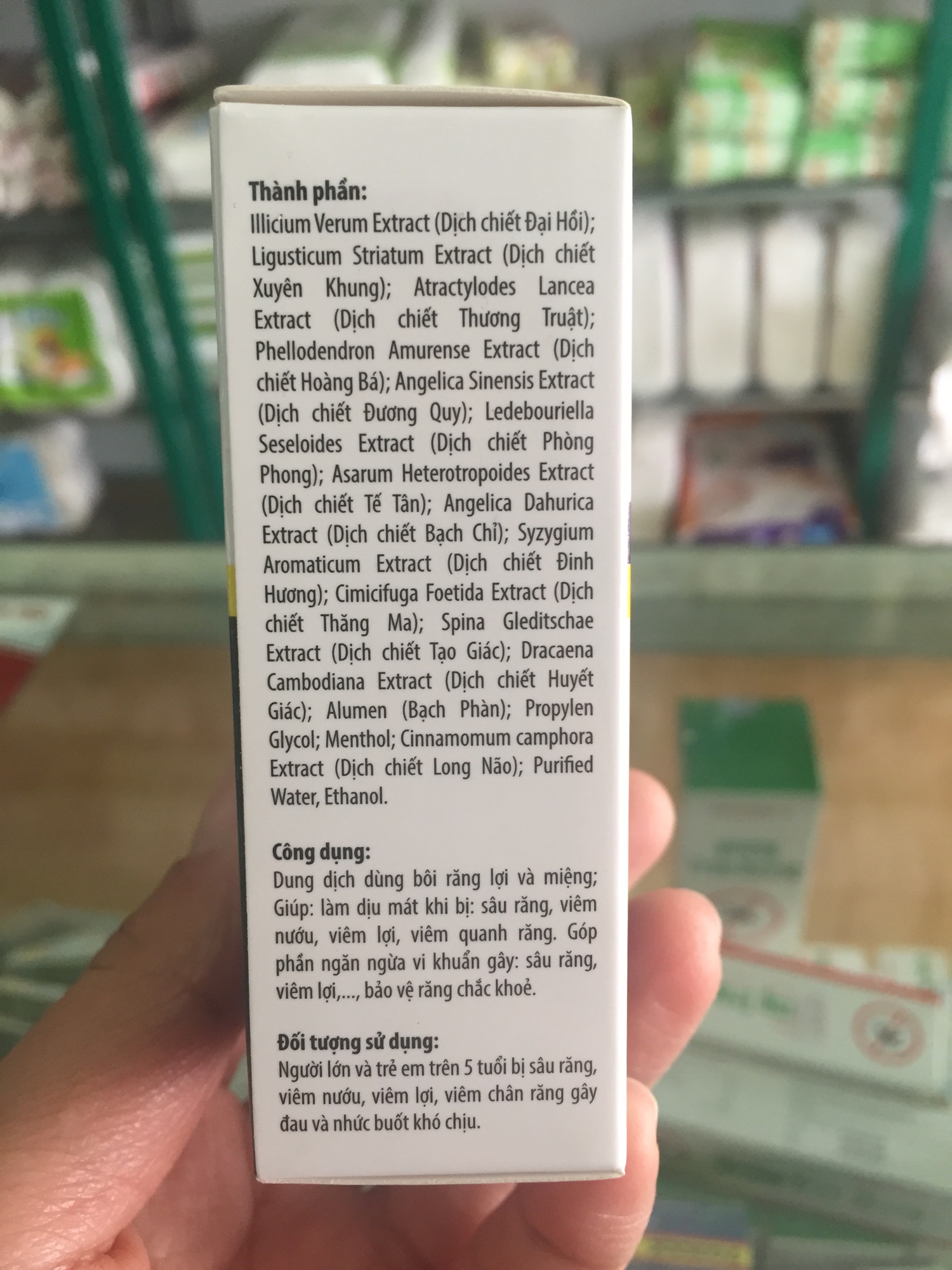 Chấm sâu răng Daratex