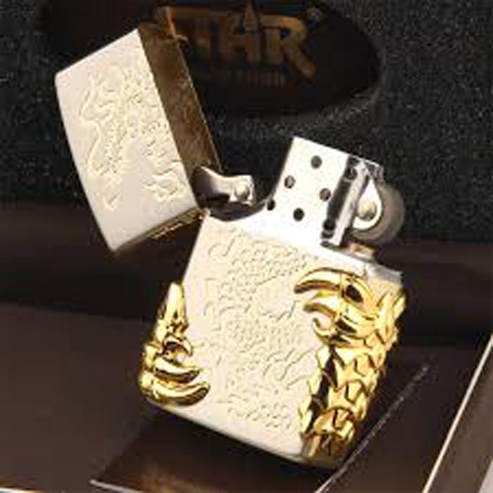 Hộp quẹt, Bật lửa mong rồng Star Since 1988 (Vàng)