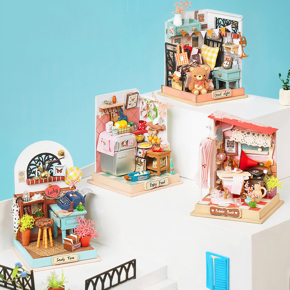 Mô hình nhà DIY Doll House Nhà Cổ Nhật Bản Kèm Mica chống bụi Bộ dụng cụ  và Keo dán  Shopee Việt Nam