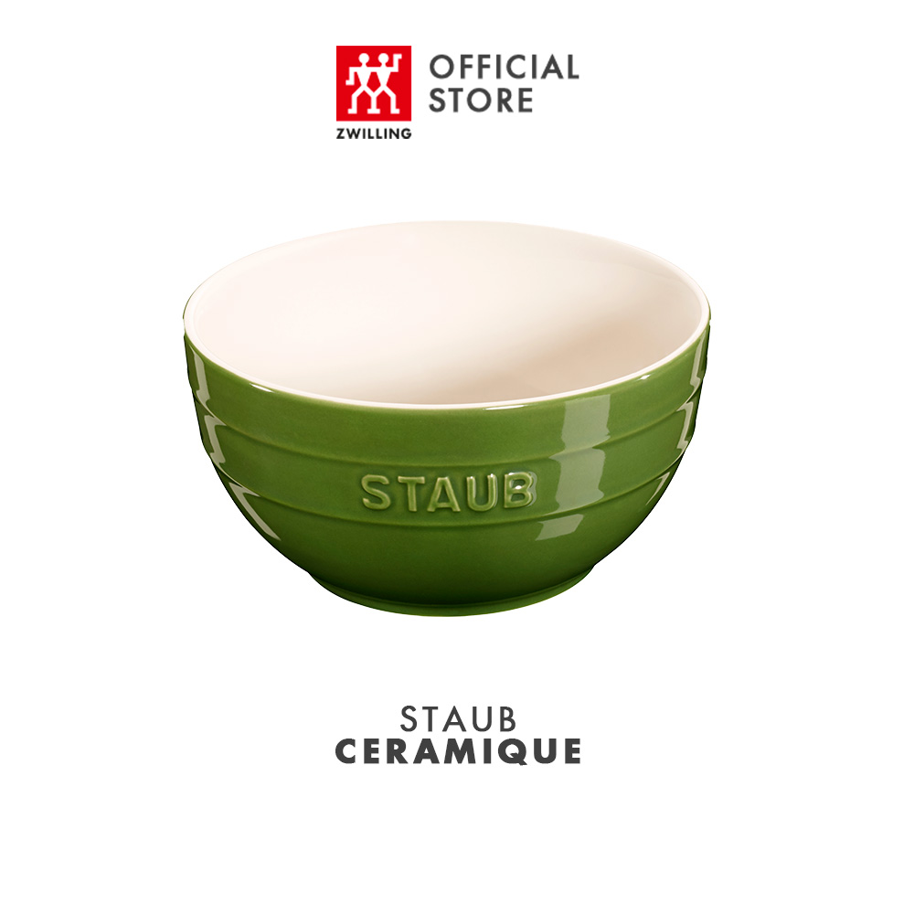 Tô gốm sứ cao cấp STAUB 17cm (đỏ cherry/xanh basil)