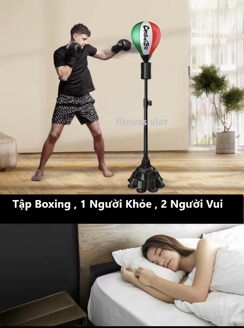 Trụ đấm Boxing pro bóng đặc cao cấp