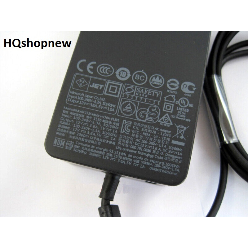SẠC MICROSOFT SURFACE PRO 2 \ PRO 1 - 12V - 3.6A - 48W