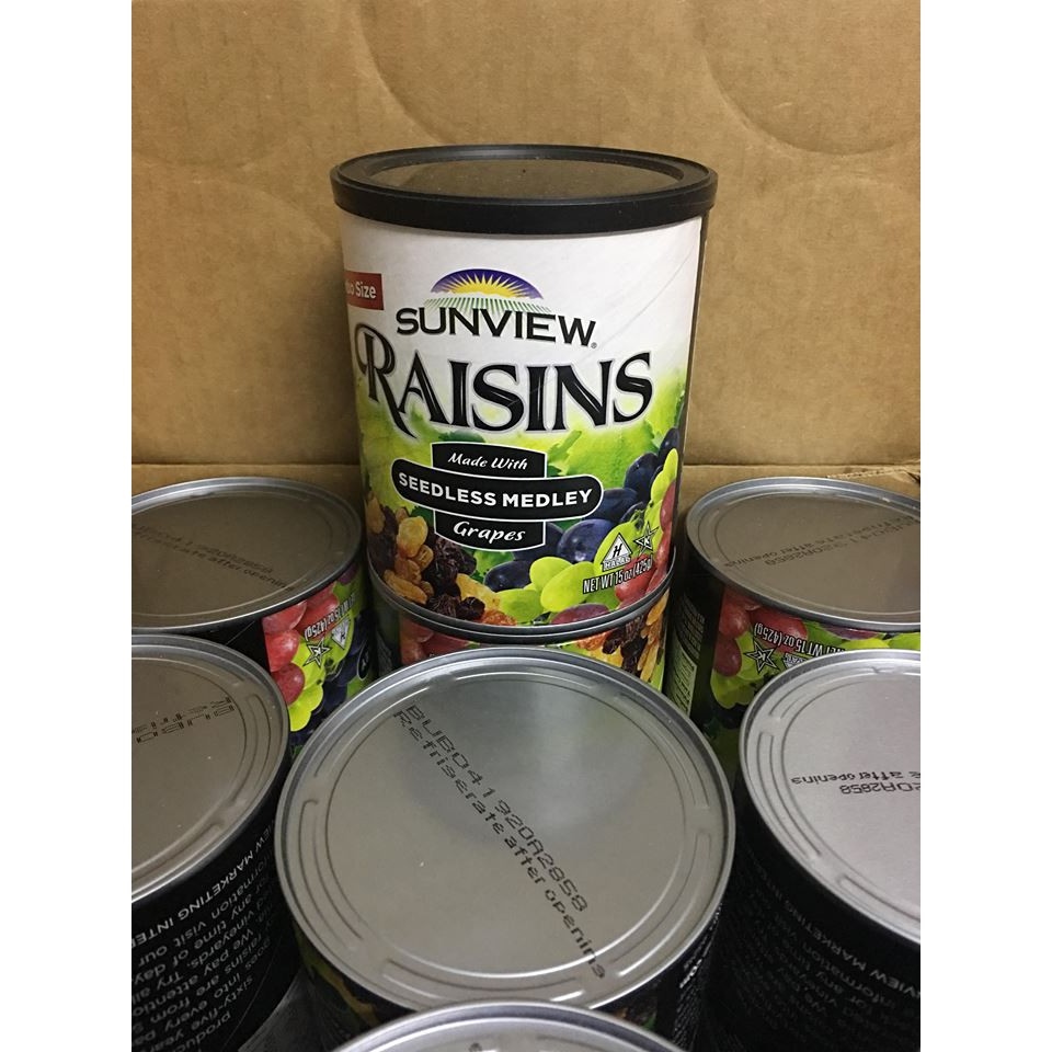 Nho Khô Mỹ Sunview Raisins 425g