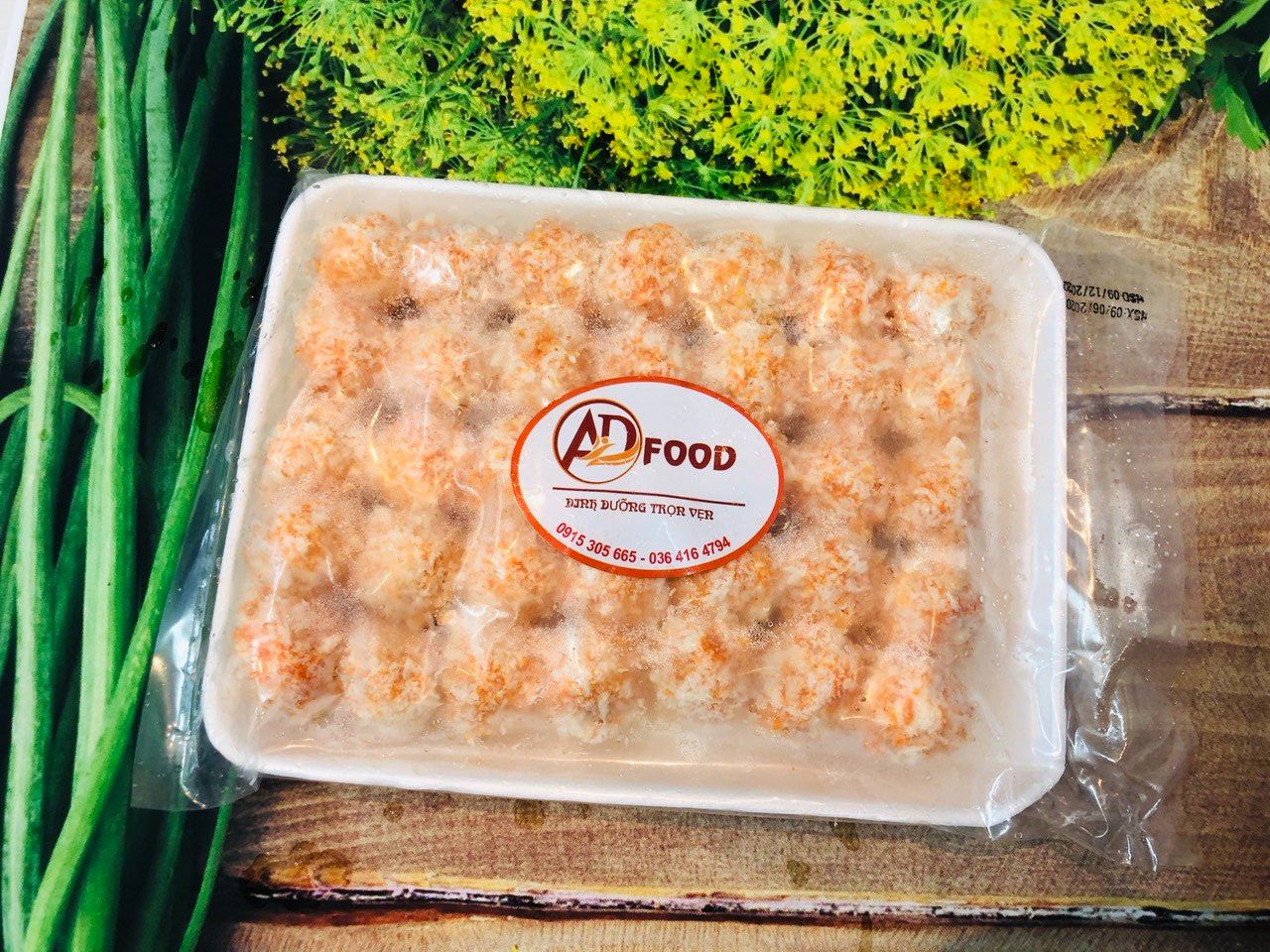 500gr VIÊN HẢI SẢN MAYONNAISE CỐM ĐỎ