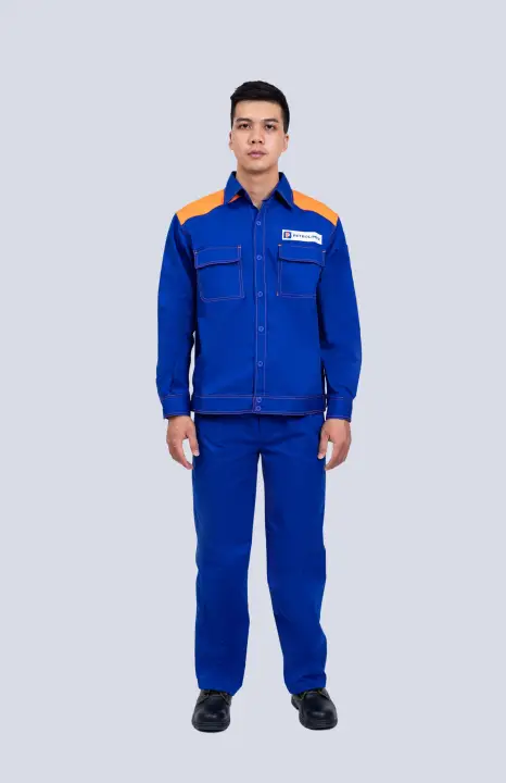 HÀNG SẴN - Bộ quần áo đồng phục xăng dầu Petrolimex màu xanh kaki 65/35 - XD01: Mua bán trực tuyến Quần áo bảo hộ lao động với giá rẻ | Lazada.vn
