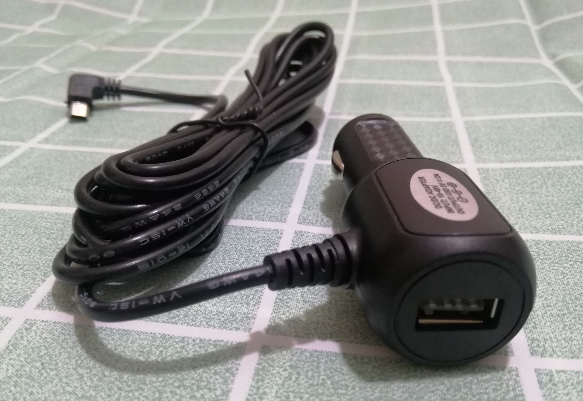 Dây Nguồn Camera Hành Trình Mini - Có Cổng USB