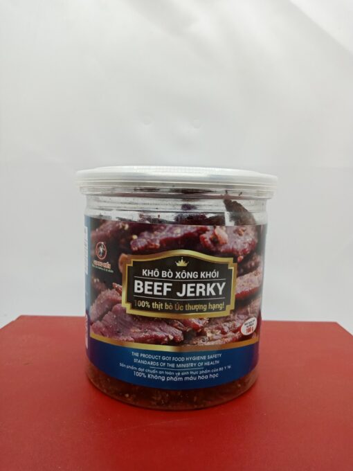 Beef Jerky Khô bò xông khói (Beef jerky dried beef bacon)