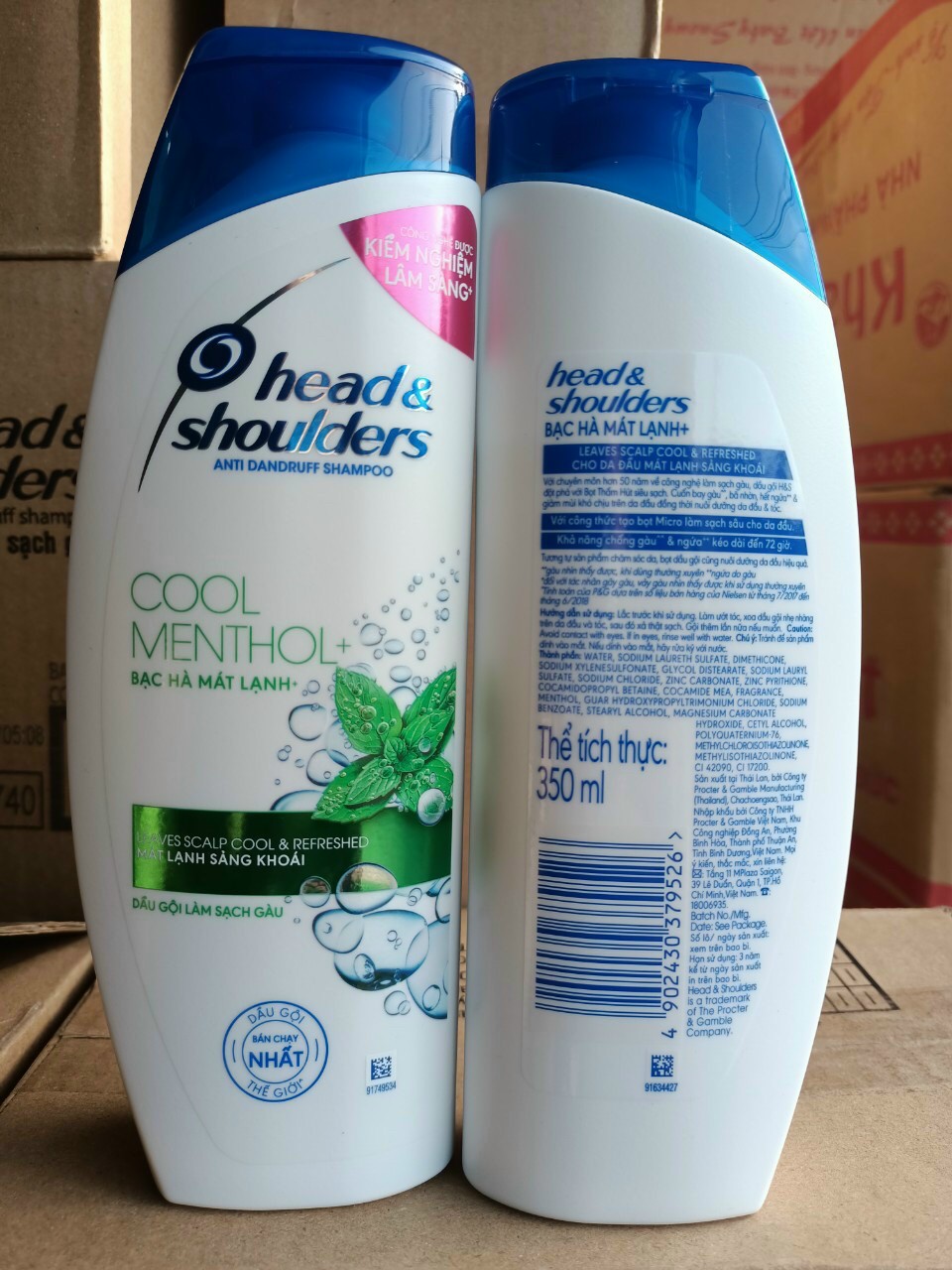 DẦU GỘI HEAD SHOULDERS BẠC HÀ MÁT LẠNH