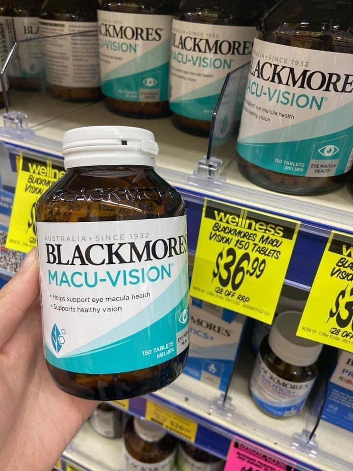 Macu vision Blackmores Bổ mắt 150 viên