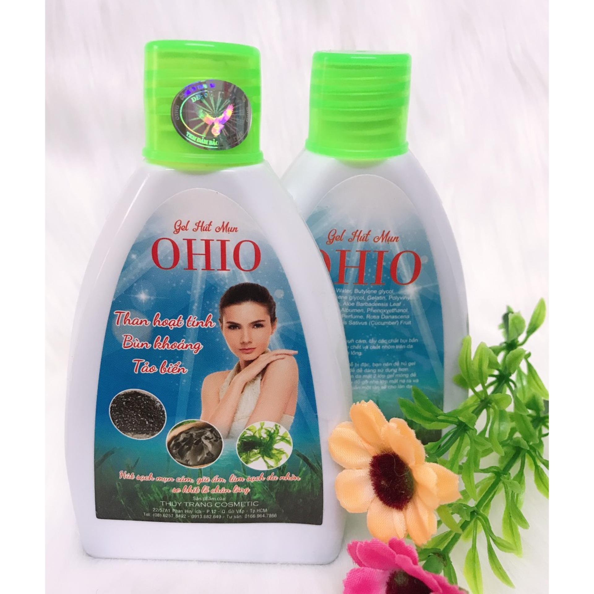 Gel Hút Mụn Ohio - Than Hoạt Tính - Bùn Khoáng - Tảo Biển 200G