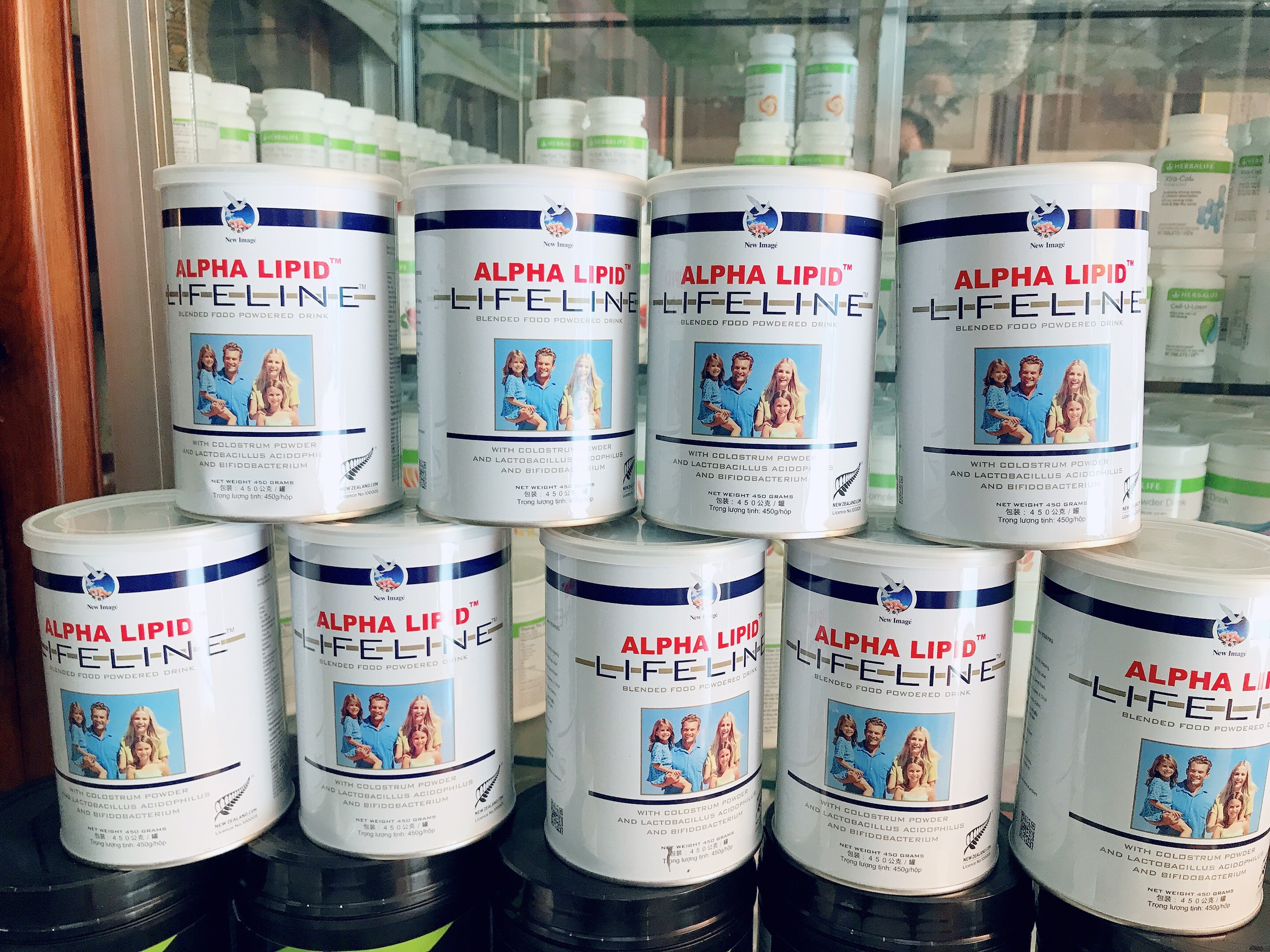 sữa non alpha lipid lifeline 450g nguyên mã code