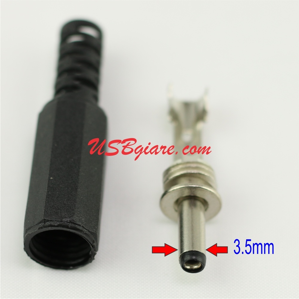 ĐẦU HÀN DC 3.5MM VỎ NHỰA