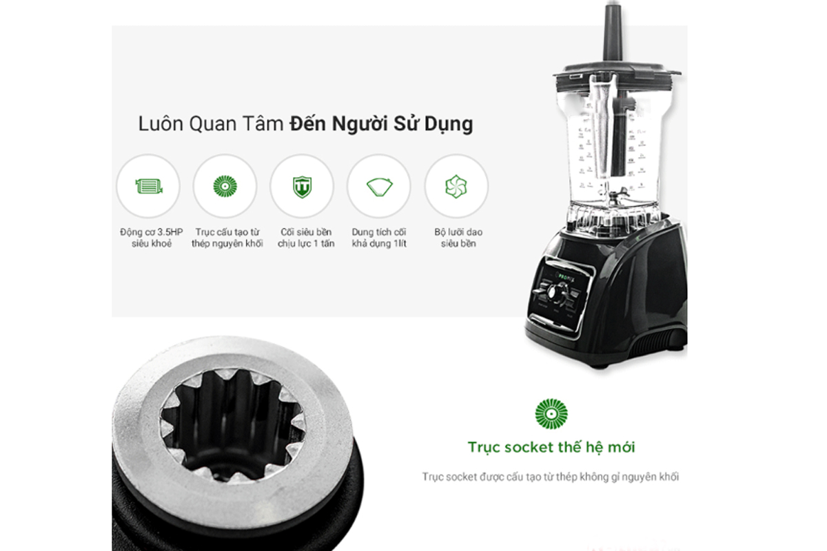 Máy xay sinh tố công nghiệp PROMIX PM–819B
