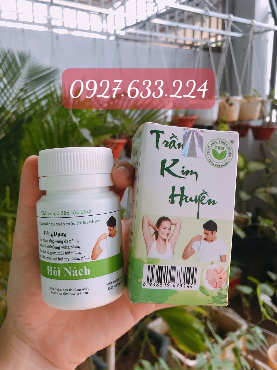 HÔI NÁCH- HÔI CHÂN TKH 1 LỌ LÀ KHỎI ( CTY Trần Kim Huyền)