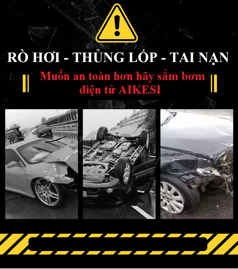 Máy bơm lốp ô tô điện tử AIKESI