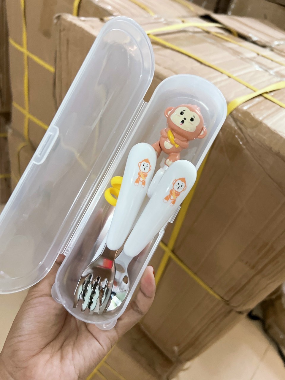 [RẺ VÔ ĐỊCH] Set dụng cụ tập ăn cho bé (thìa, dĩa, đũa)