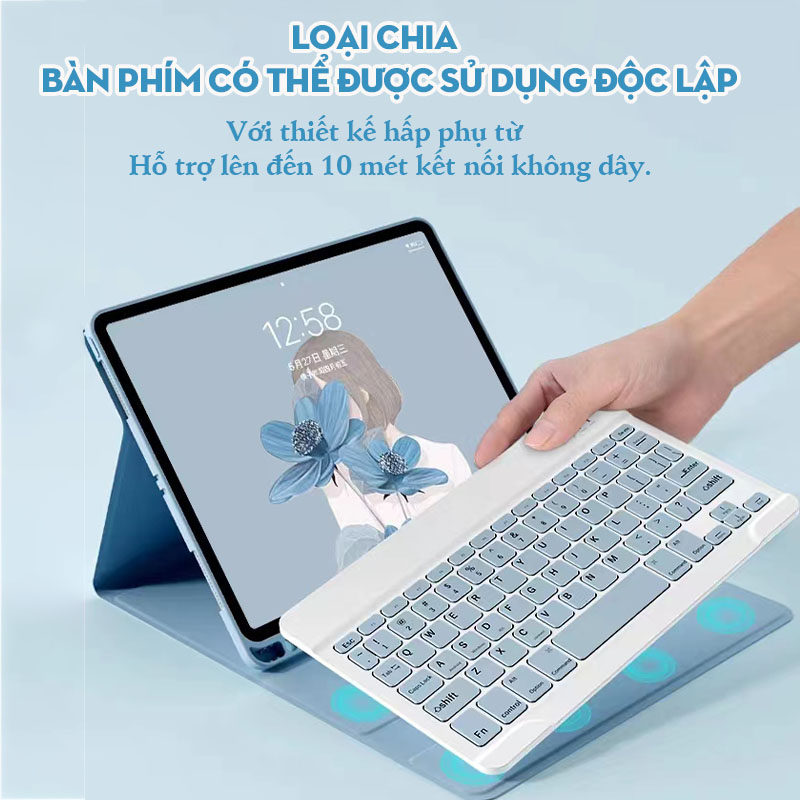Bluetooth keyboard mouse 10 inch big keyboard wireless Bluetooth keyboard/wireless Bluetooth mouse, suitable for cellphone and tablet etc