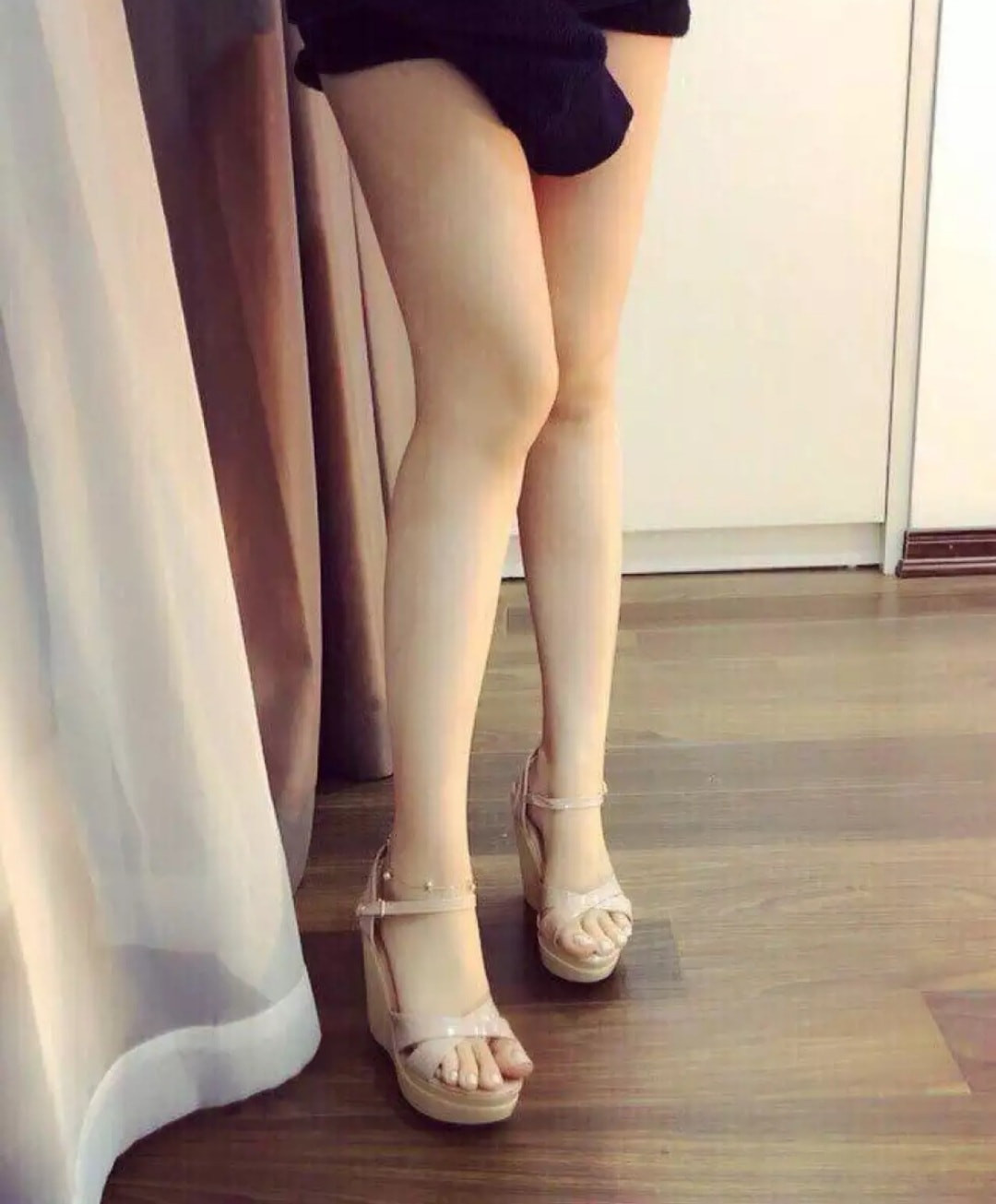 GIÀY SANDAL ĐẾ XUỒNG CAO 12CM