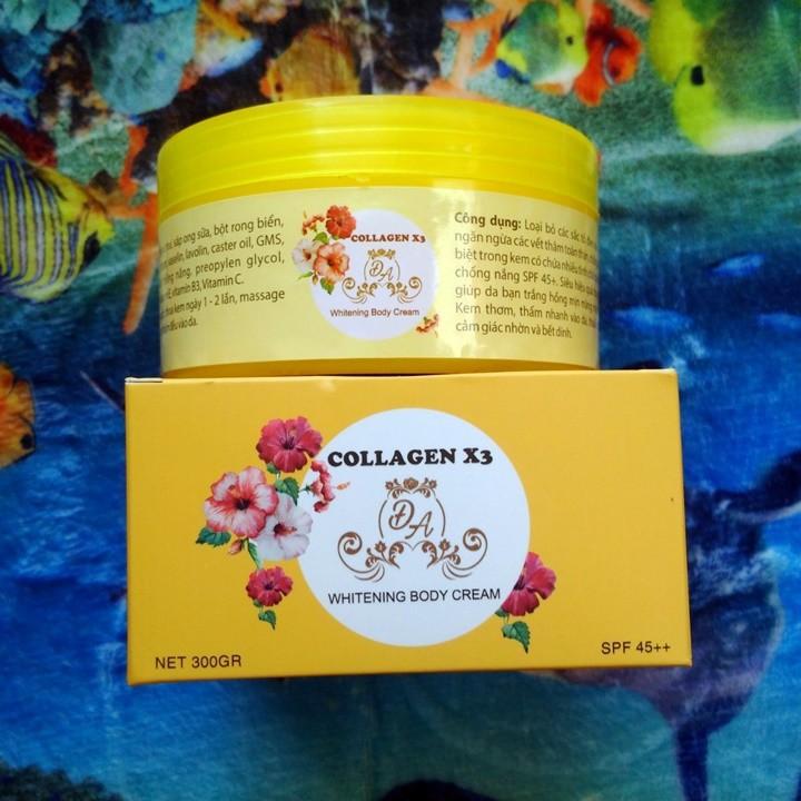 Kem Body Dưỡng Siêu Trắng Collagen X3